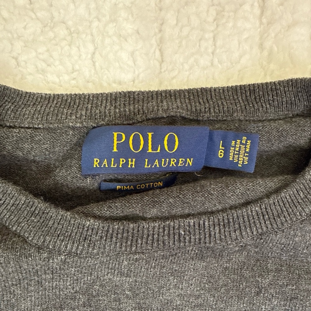 Polo by Ralph Lauren Gray Sweater